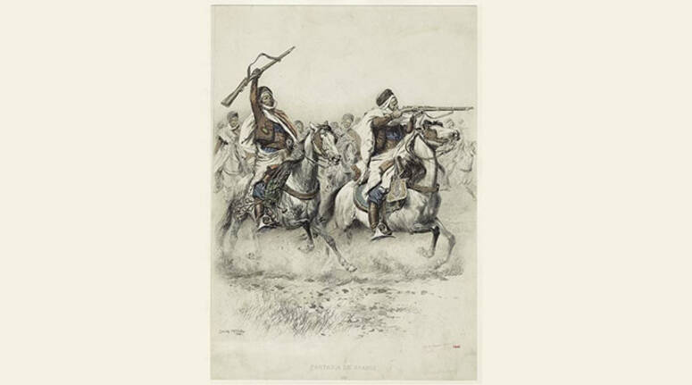 Fantasia de Spahis (1886) / NYPL digital gallery
