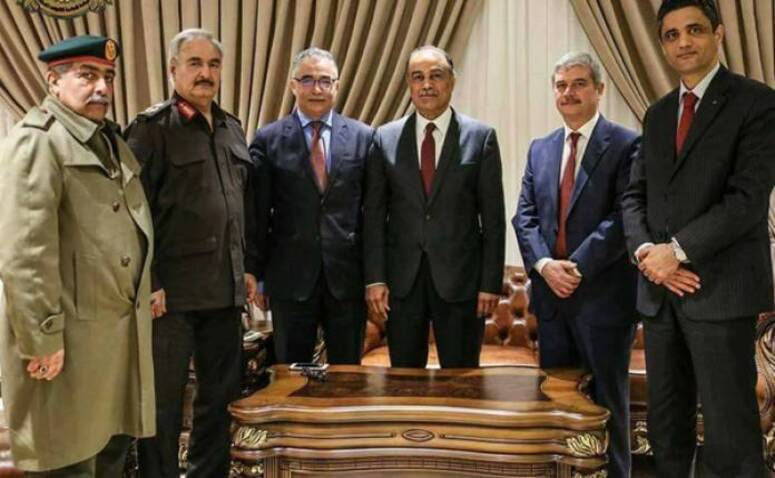 حسونة الناصفي ومرزوق في ضيافة حفتر