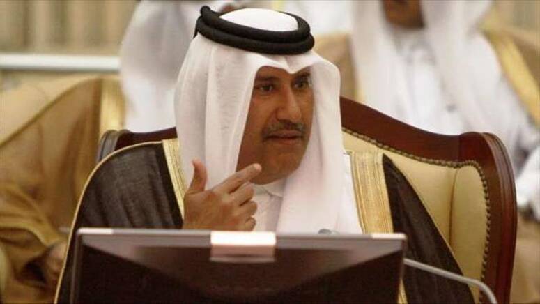 رئيس الوزراء القطري السابق حمد بن جاسم قال إن إنهاء الشراكة مع مؤسسة قطر جاء بسبب الموقف من حرب غزة/ الأناضول