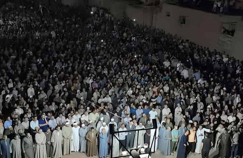 تشيع جثامين الفتيات ضحايا حادث المنوفية