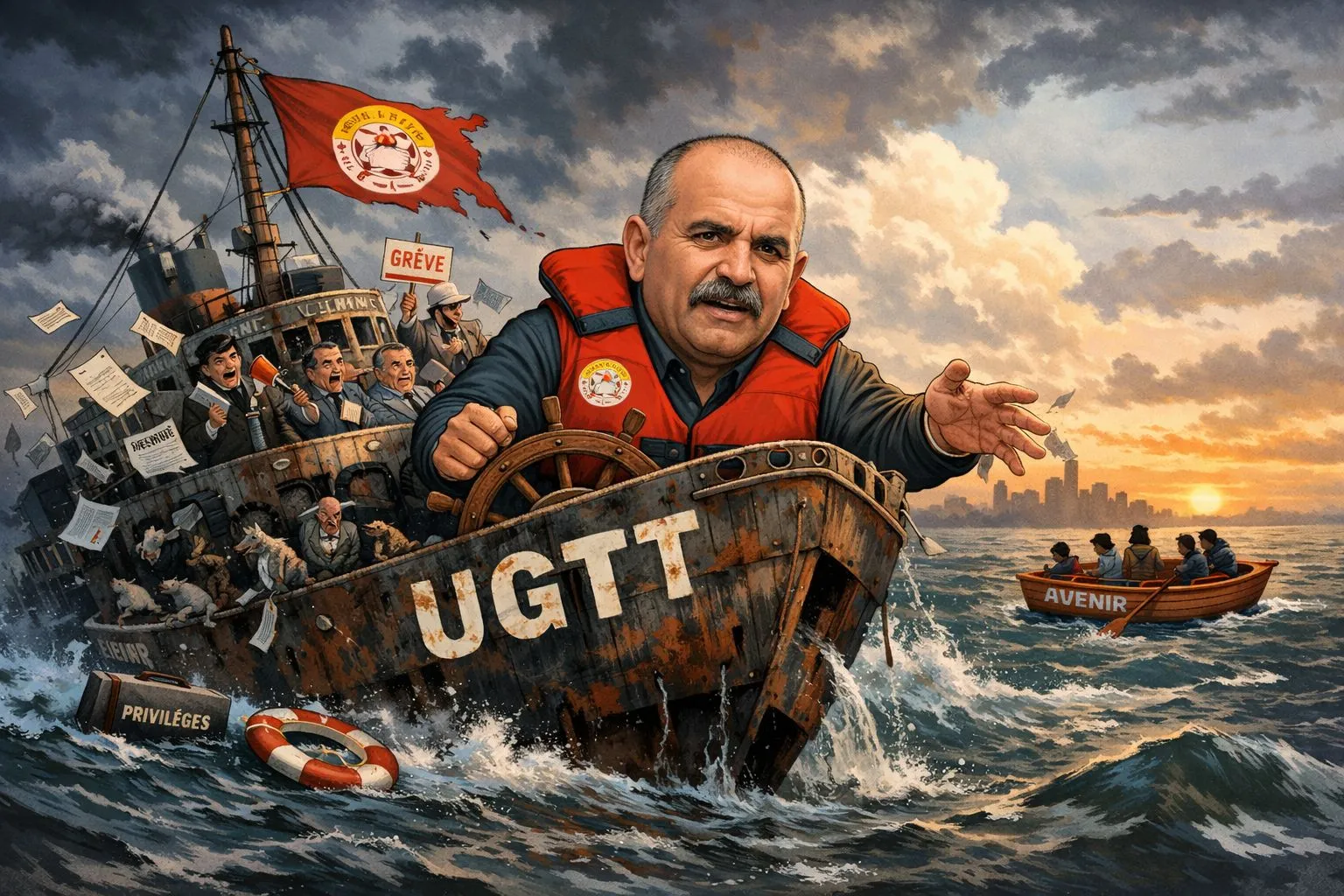 L�UGTT, la lente agonie d�un syndicalisme r�leur et branleur