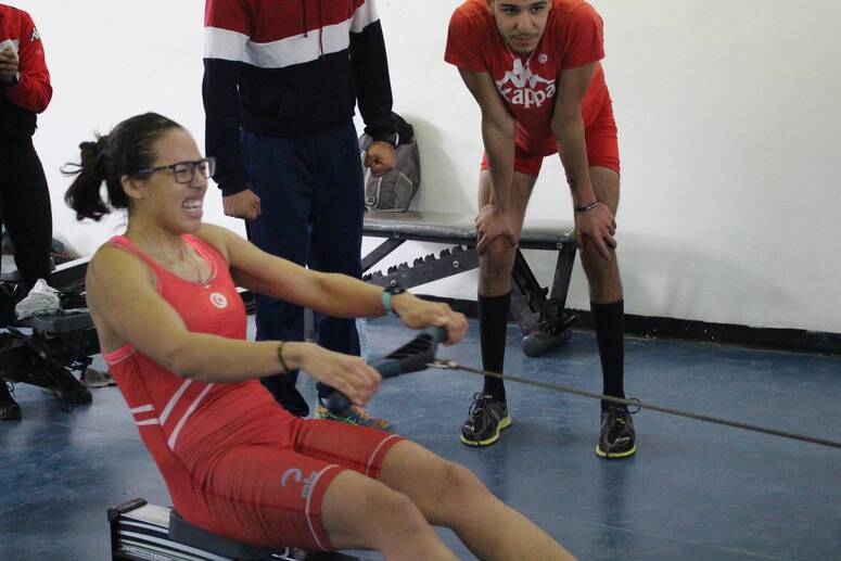 خديجة الكريمي الميدالية البرونزية في صنف الكبريات