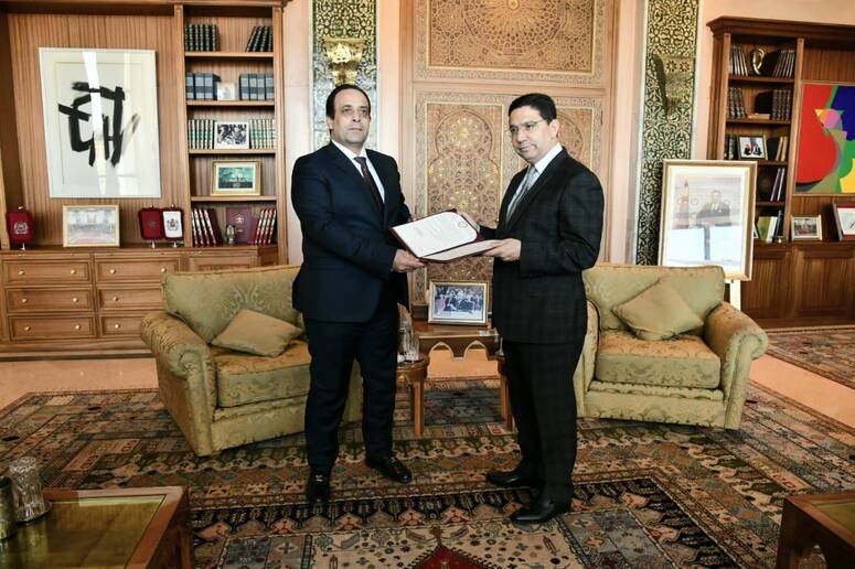 وزير الخارجية المغربي ومبعوث رئيس المجلس الرئاسي الليبي، سامي المنفيوكالة المغرب العربي للأنباء