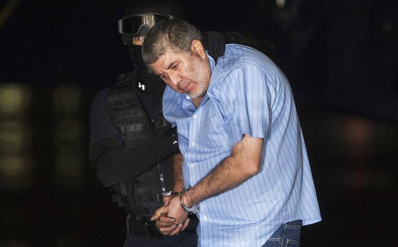 Vicente Carrillo Fuentes is seen after his arrest in 2014. Photo: Xinhua