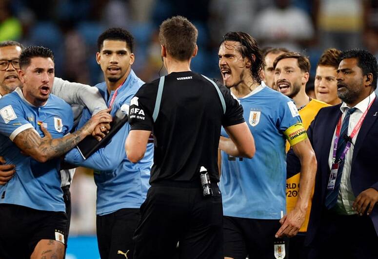 لاعبو منتخب الأوروغواي