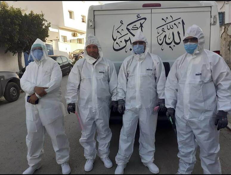 حي التضامن : رئيس البلدية و اعضاء من المجلس البلدي