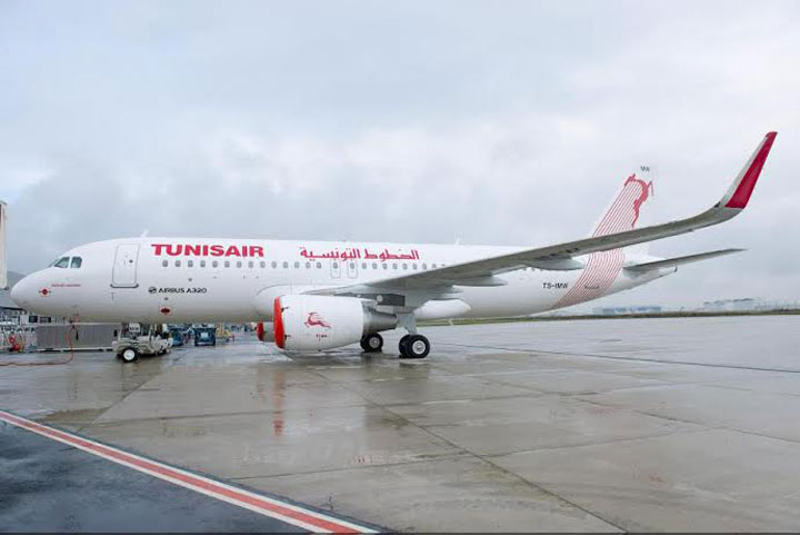 Tunisair réceptionne son premier A320 équipé de Sharklets
