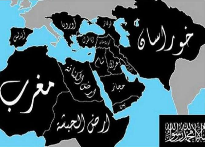 صورة اليوم: داعش تنشر صورة للخلافة الإسلامية