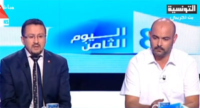 مشادة كلامية بين الصحبي الجويني وسليم بن حميدان على المباشر