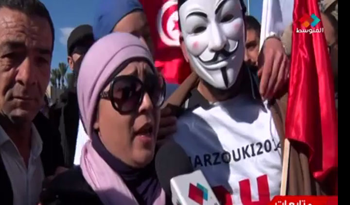 اطلاق قافلة الحرية لدعم منصف المرزوقي في الرئاسية