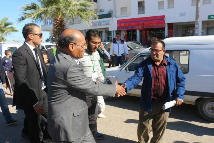 المرزوقي يواصل حملته الانتخابية بلقاء أهالى فوشانة والمحمّدية