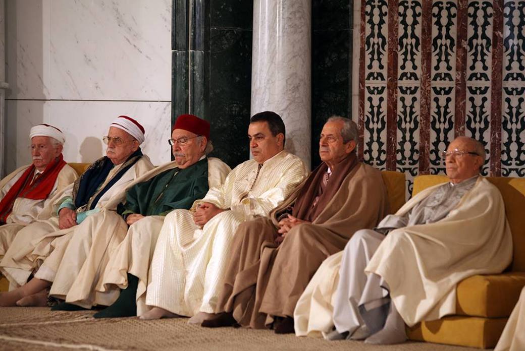 الرؤساء الثلاثة يشرفون على موكب الاحتفال بذكرى المولد النبوى الشريف