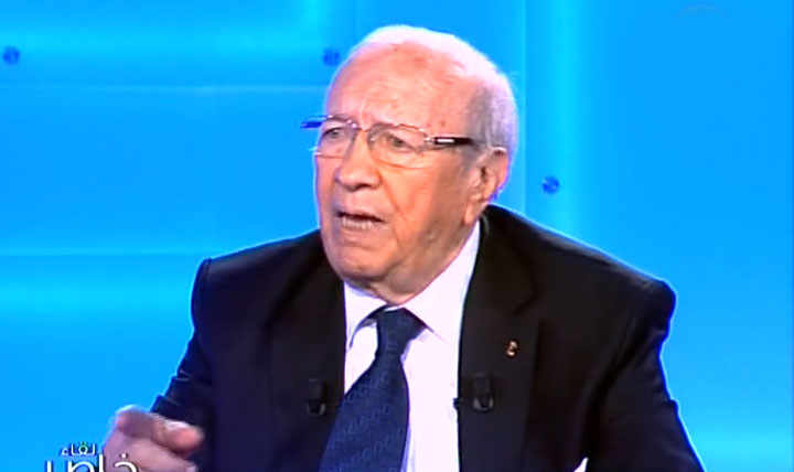 السبسي يؤكّد أن هدف الارهابيين تأجيل الانتخابات ويدعو إلى تطبيق قانون الارهاب لسنة 2003