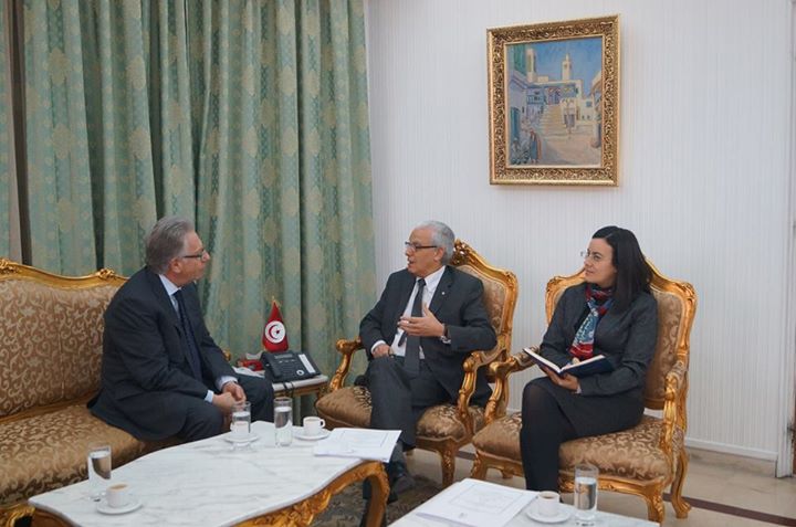 في لقاء وزير العدل برئيس لجنة البندقية