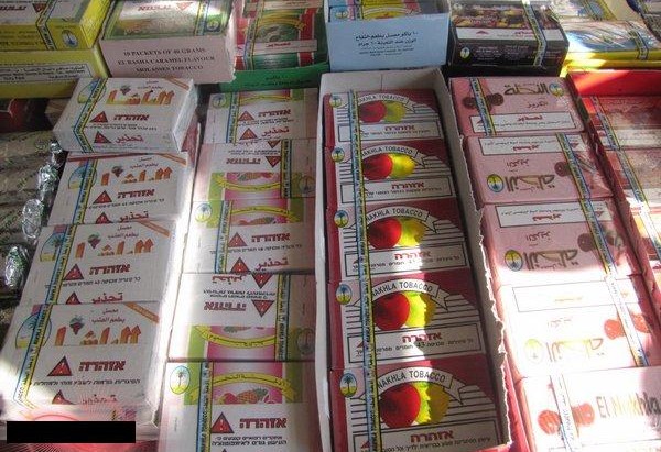 رأس جدير : إحباط تهريب أكثر من 20 طنا من مادة « المعسل » من القطر الليبي
