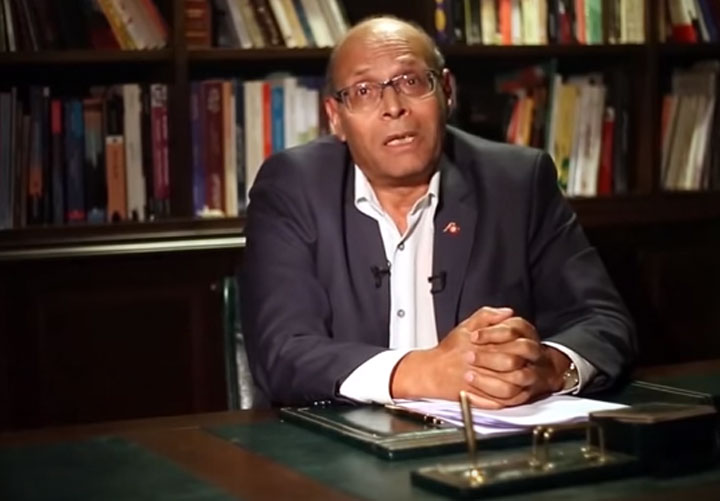 المرزوقي : اطمئنوا لن تهنئ الثورة المضادة بالبقاء في السلطة