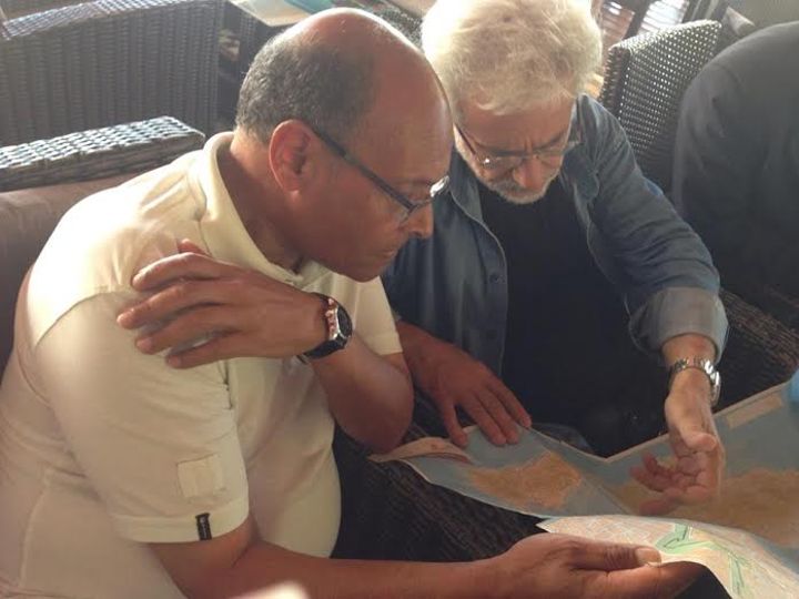 صورة اليوم: المرزوقي يخطط لدخول غزة وكسر الحصار