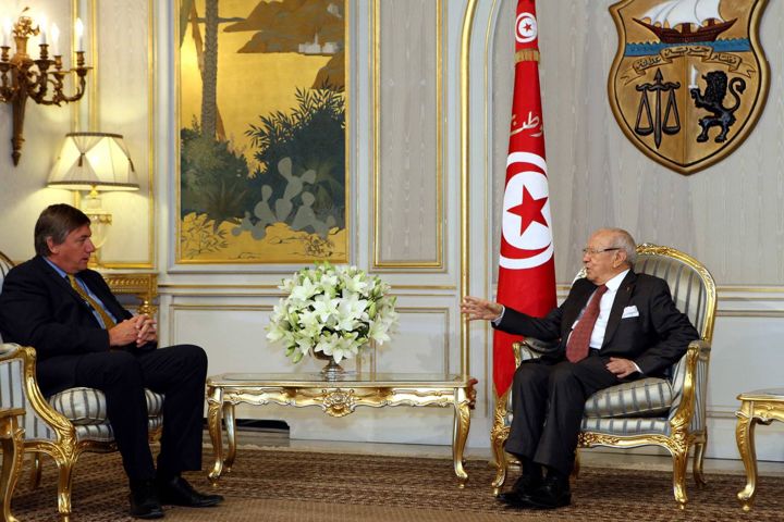 رئيس الجمهورية يستقبل وفدا وزاريا بلجيكيا