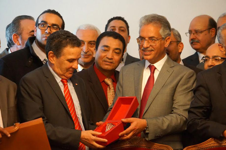 حفل مراسم التسلم والتسليم بين وزير العدل بالنيابة ووزير العدل الجديد