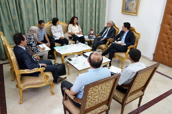 لقاء وزير العدل بوفد عن جمعية المحامين الشبان