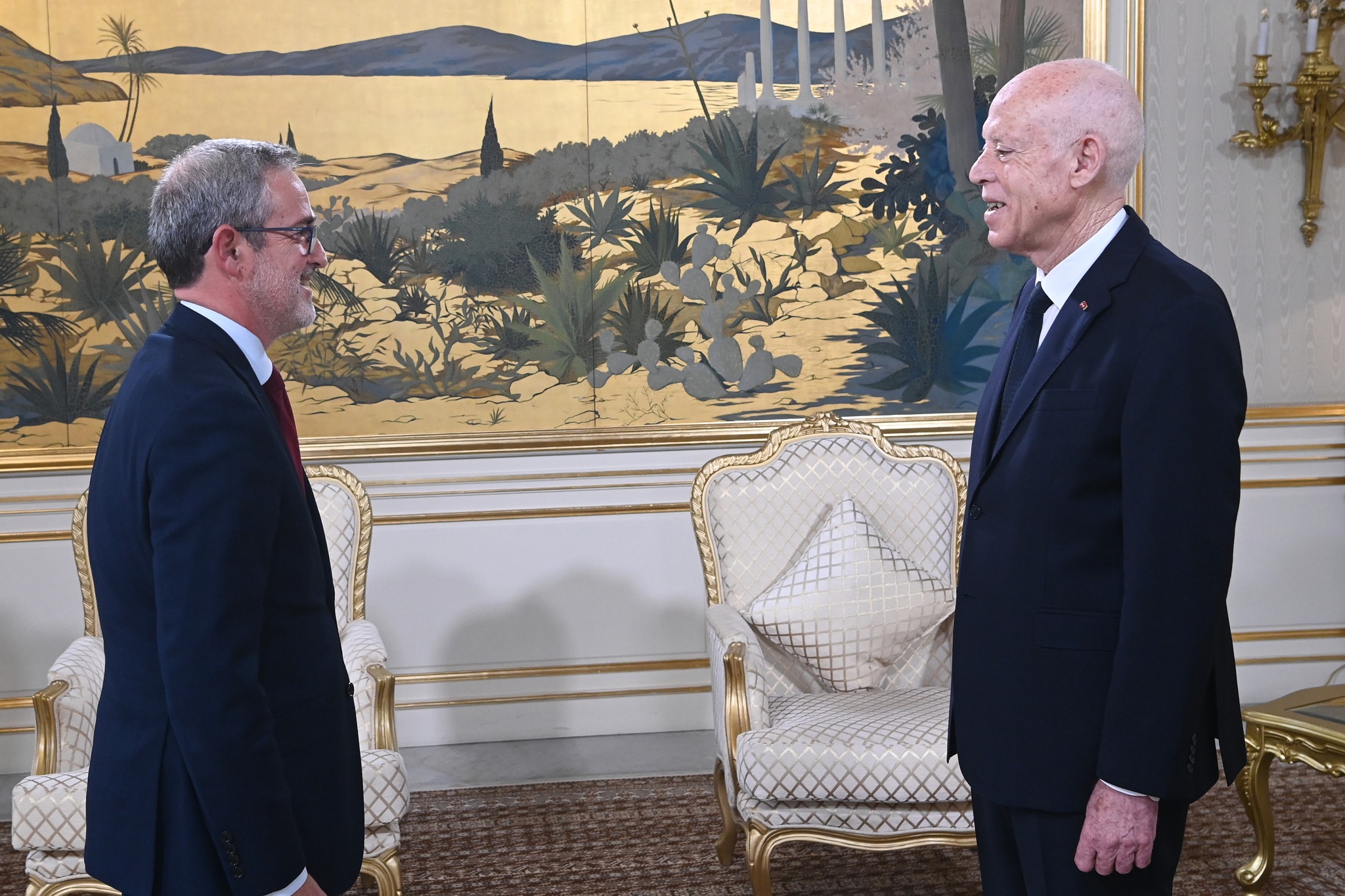 رئيس الجمهورية يستقبل سفير اسبانيا بتونس بمناسبة انتهاء مهامه 