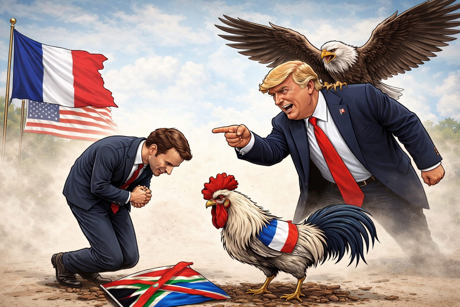 G7 sous tutelle : quand Macron courbe les chignes face à Trump pour exclure l’Afrique de son sommet…