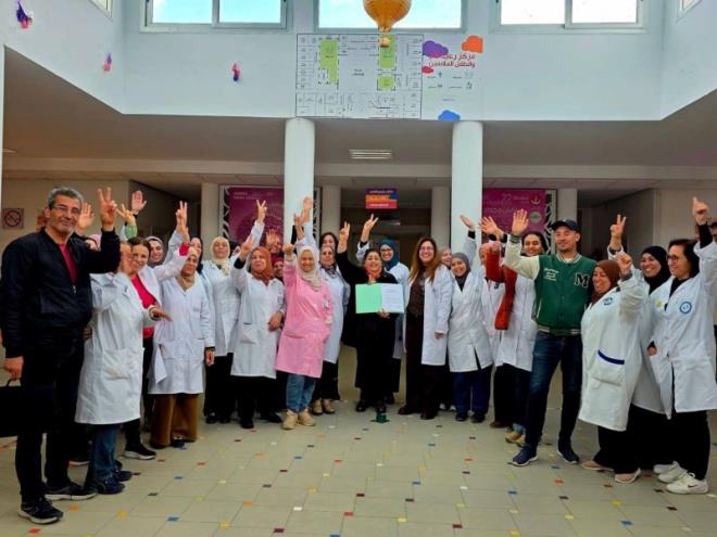 وزارة الصحة: مركز رعاية الام والطفل الملاسين  يتحصل على الاعتماد الصحي البلاتيني