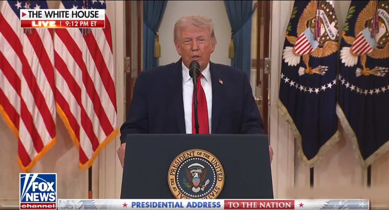 ترامب في خطاب للأمة: دون اتفاق.. سندمر محطات الطاقة في إيران ونضربهم بقوة كبيرة ونعيدهم للعصر الحجري 