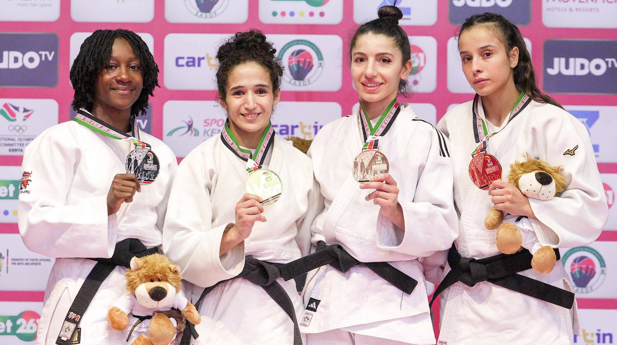 الجيدو: ذهبية لمريم جمور وميداليات أخرى لتونس في بطولة إفريقيا