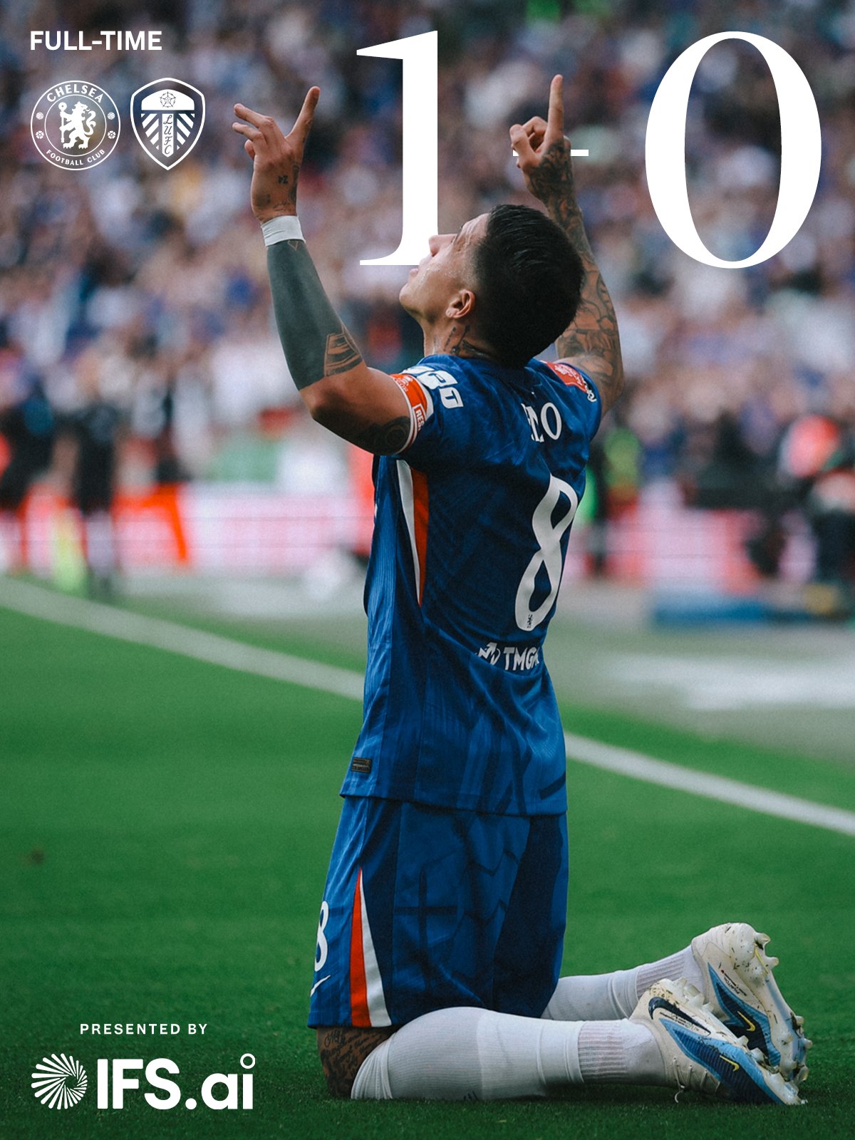 كاس الاتحاد الانقليزي:تشيلسي يتأهل الى النهائي بفوزه 1-صفر على ليدز