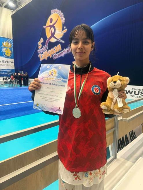 ووشو كونغ فو (بطولة العالم الخامسة للتايجي تشوان ): التونسية ألاء الصغير تتوّج بالميدالية الذهبية لسيف التايشي