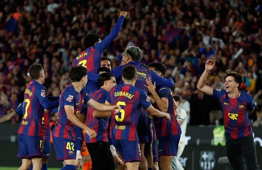 برشلونة يهزم ريال مدريد في 
