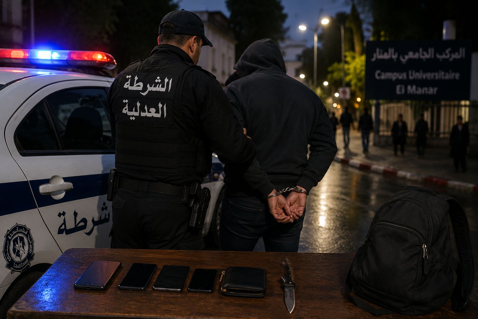 المنار: منحرف خطير يروع  10 طلبات...   التفاصيل ...