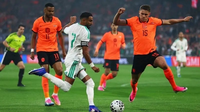 الجزائر تهزم هولندا وديا قبل انطلاق مونديال 2026