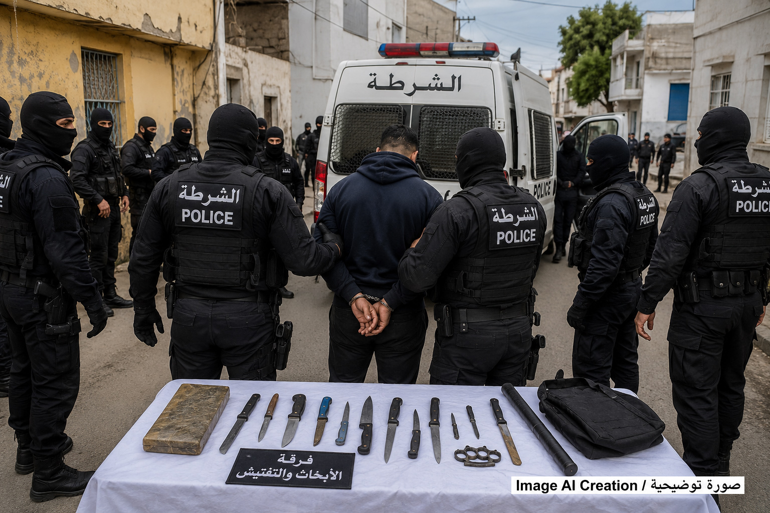تجند له 15 أمنيا : القبض على أخطر منحرف روع القصر 