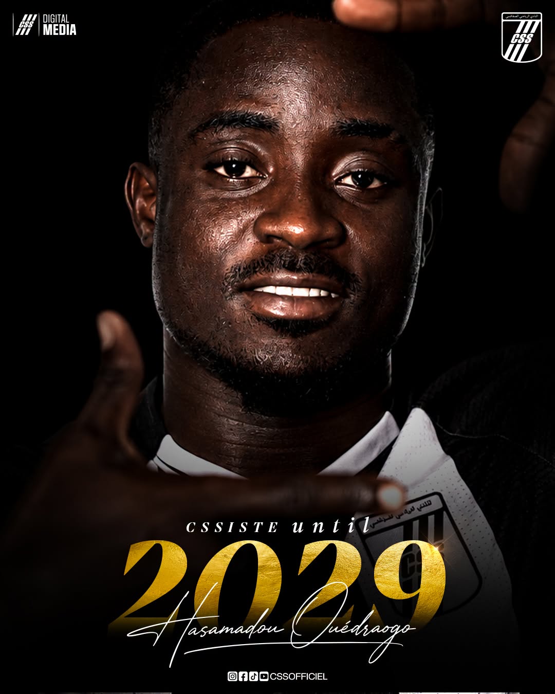 النادي الصفاقسي: تمديد عقد اللاعب حسامادو وادراغو الى غاية جوان 2029