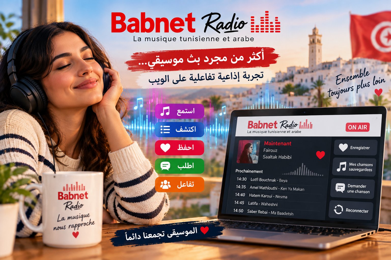 باب نات راديو.. تجربة إذاعية تفاعلية تجمع بين الموسيقى والتقنيات الحديثة