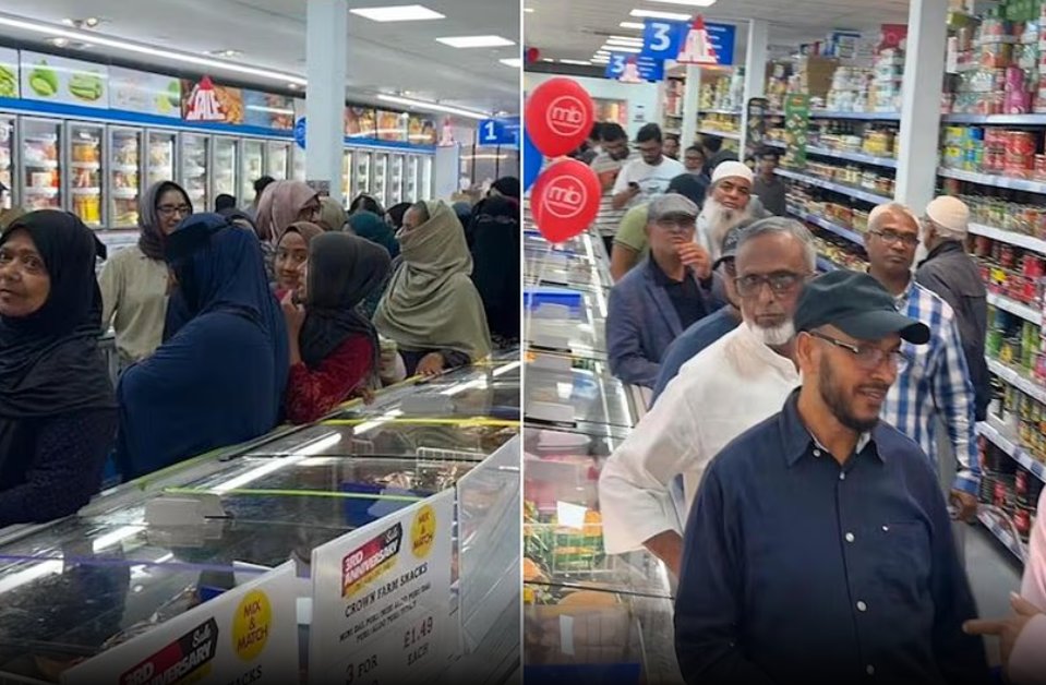 لندن.. جدل واسع بعد انتشار فيديو لطوابير منفصلة للرجال والنساء في متجر آسيوي
