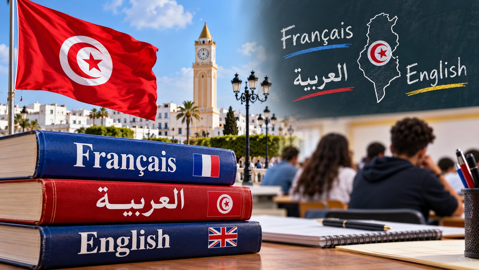 هل بالإمكان تعويض الفرنسية بالانقليزية في تونس؟
