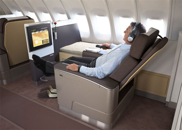 Plus de confort sur le Jumbo: Refonte compl�te de la cabine du Boeing 747