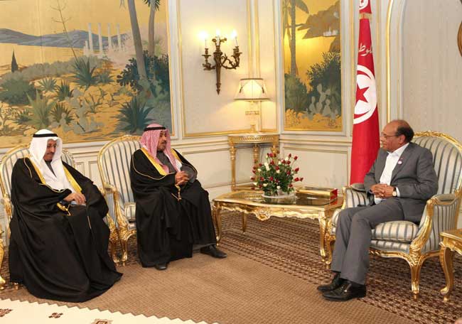 Le président Marzouki rencontre le président de la fondation Al-Babtine