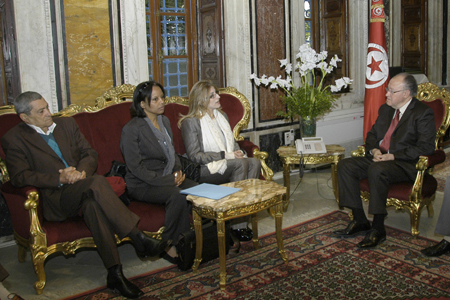 Le président de la Constituante rencontre les représentants d'organisations de l'information