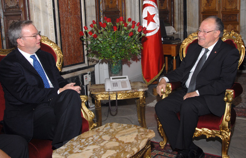 M. Ben Jaâfar reçoit le président exécutif de ''Google''