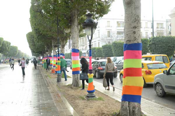 « 7affalha » redonne des couleurs à l’Avenue Habib Bourguiba
