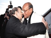 Tunisie : arrivée à Alger du président tunisien Moncef Marzouki
