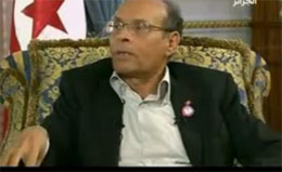 المرزوقي: سنشهر بمن يحاول إسقاط السلطة الحالية بطريقة غير شرعية واللعب على الصراع العلماني الإسلامي لن يفيد احد