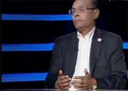 المرزوقي : لست متحالفا مع النهضة ولا تصوتوا لأحزاب المال السياسي