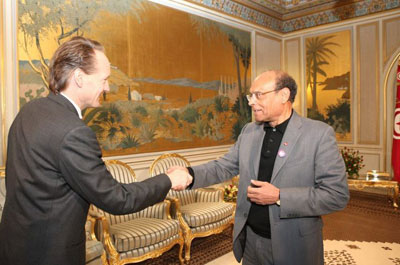 Tunisie-Royaume Uni Le Président de la République reçoit l'ambassadeur du Royaume Uni à Tunis