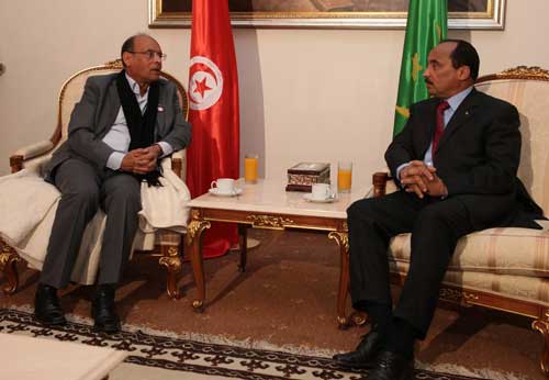 Tunisie-Mauritanie Entretien Marzouki-Mohamed Ould Abdel Aziz