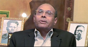 Tunisie: Le président Marzouki souhaite aux Français de bannir l’islamophobie